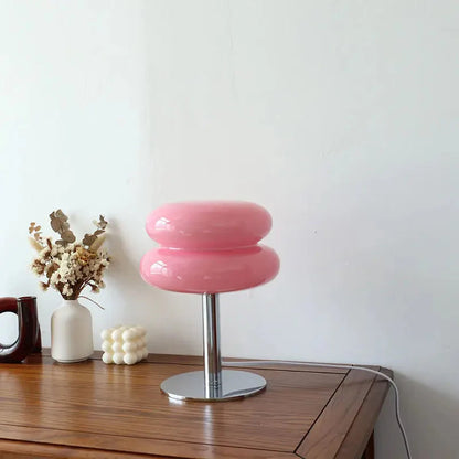 Egg Tart Design Table Lamp - Cozy Look - Luminiscent Light