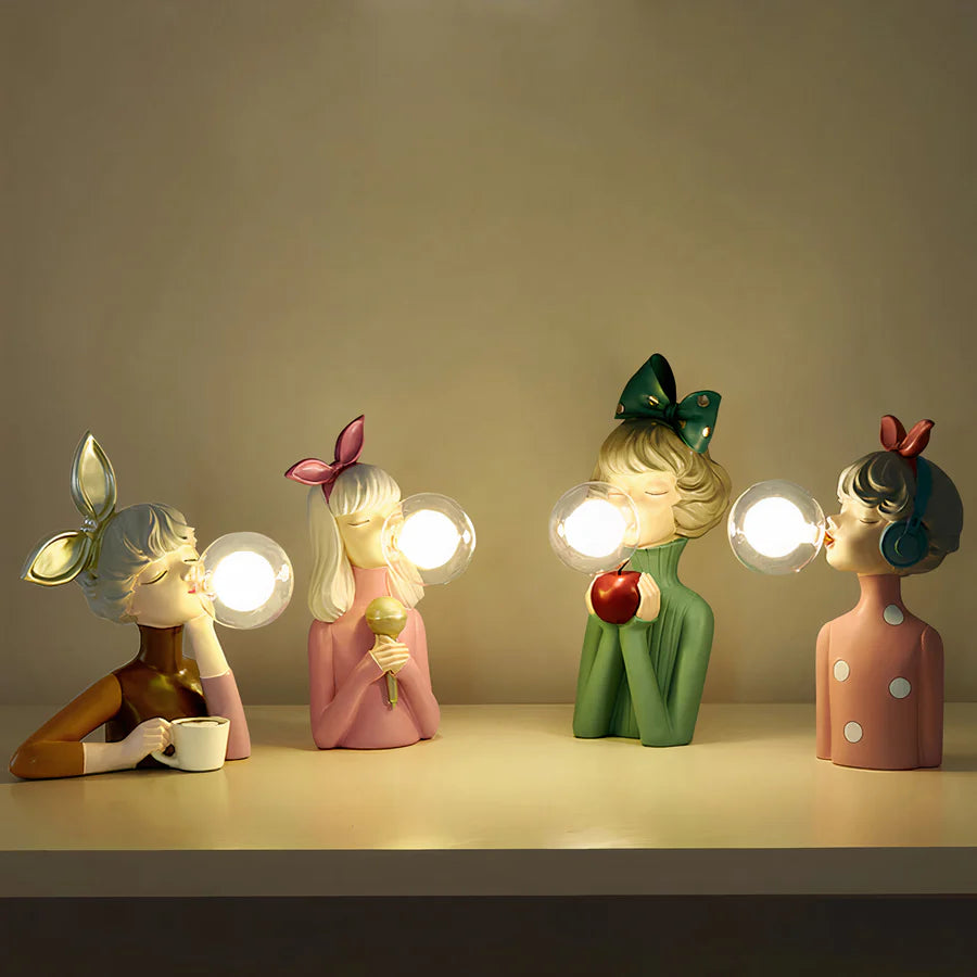 Artisan Sister Design Lady Lamp - Elegance Craftsmanship