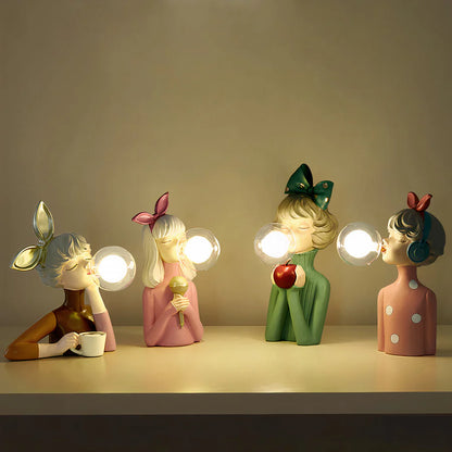 Artisan Sister Design Lady Lamp - Elegance Craftsmanship