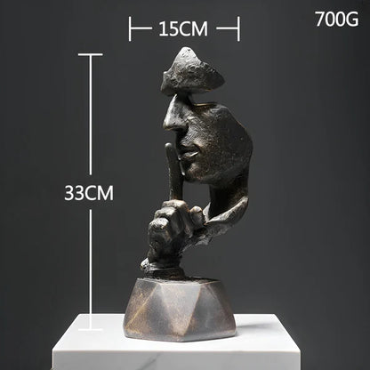 Face Image Art Abstract - Modern Sculpture - Premium Hard Material