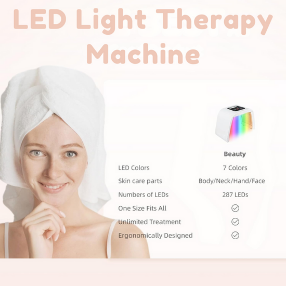 Face Red Light Therapy Machine - Water Oil Level - Cell Renewal