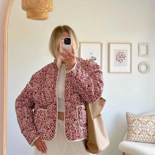 Flower Lily Dress Coat - Elegance - Crafted Material