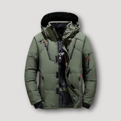 Quilted Puffer Ski Wear Winter Windbreaker Jacket