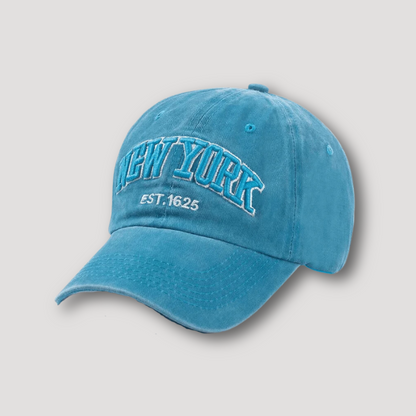 Vintage Embroidery 'NEW YORK' EST. 1625 Baseball Cap