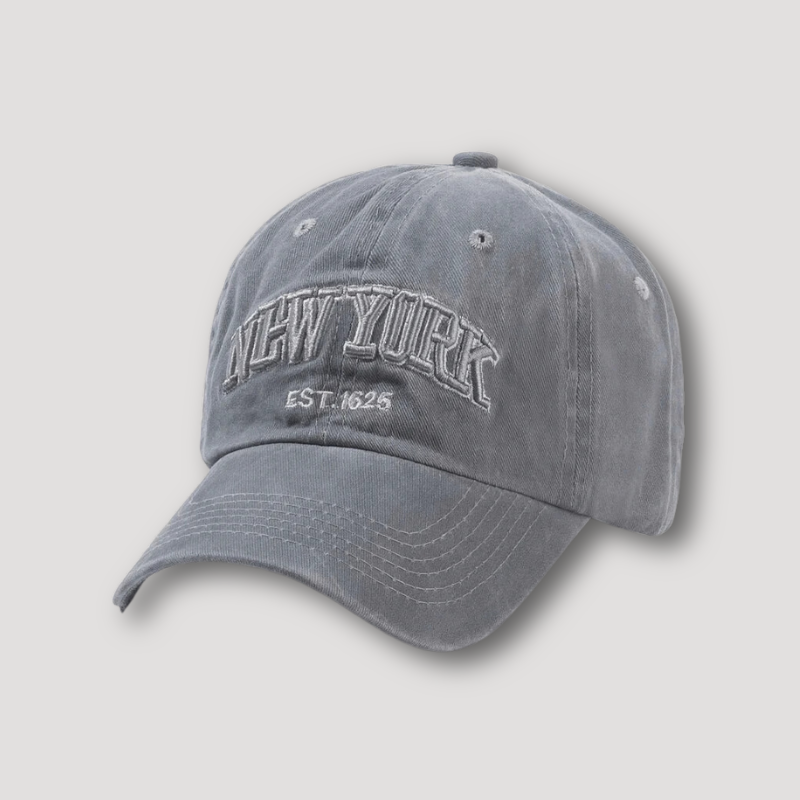 Vintage Embroidery 'NEW YORK' EST. 1625 Baseball Cap