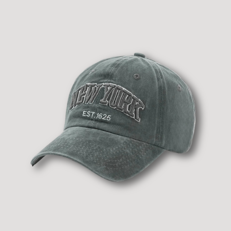 Vintage Embroidery 'NEW YORK' EST. 1625 Baseball Cap