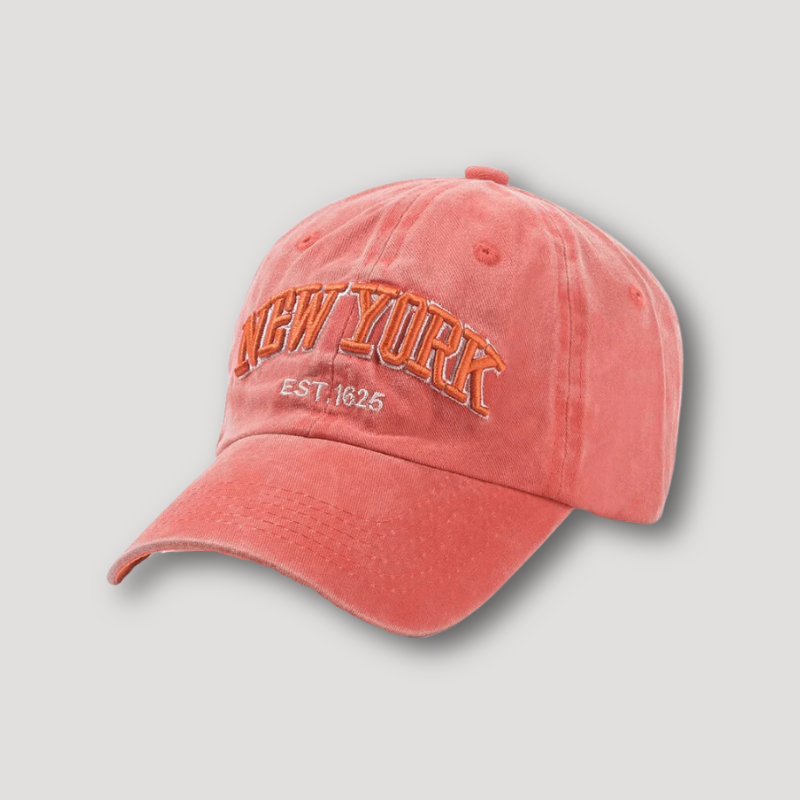 Vintage Embroidery 'NEW YORK' EST. 1625 Baseball Cap