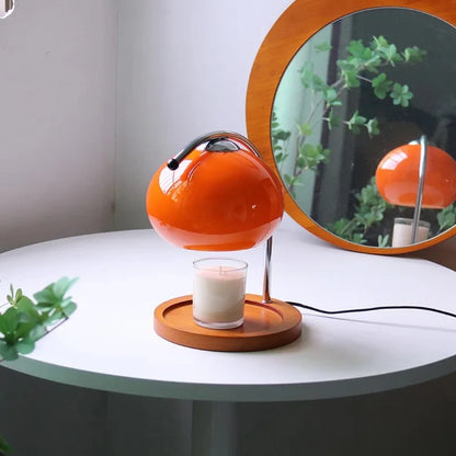 Glass Table Lamp - Vintage - Soft Glow Light