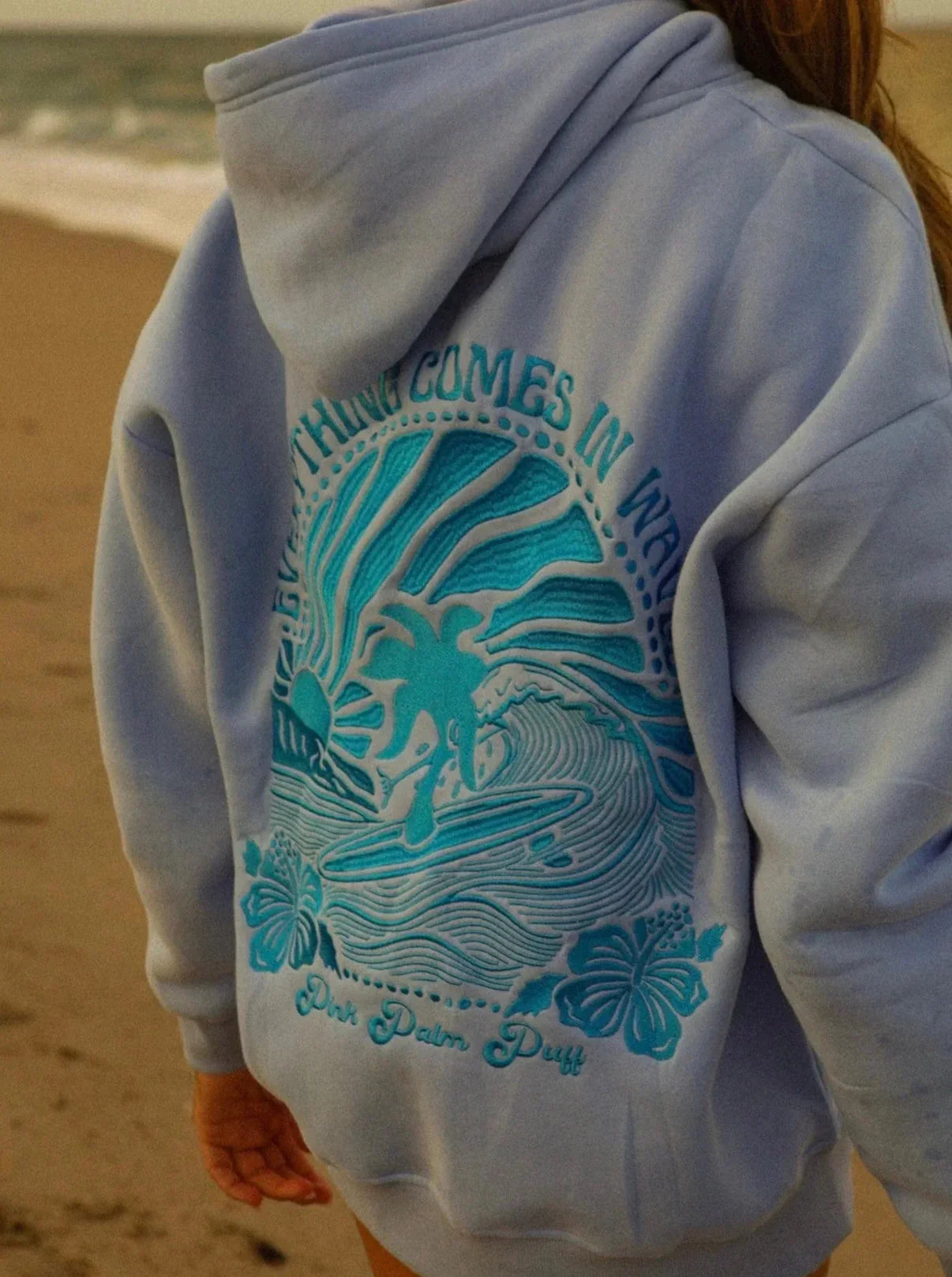 Graphic Hoodie Oversized Jacket - Cotton Blend - Soft Fleece