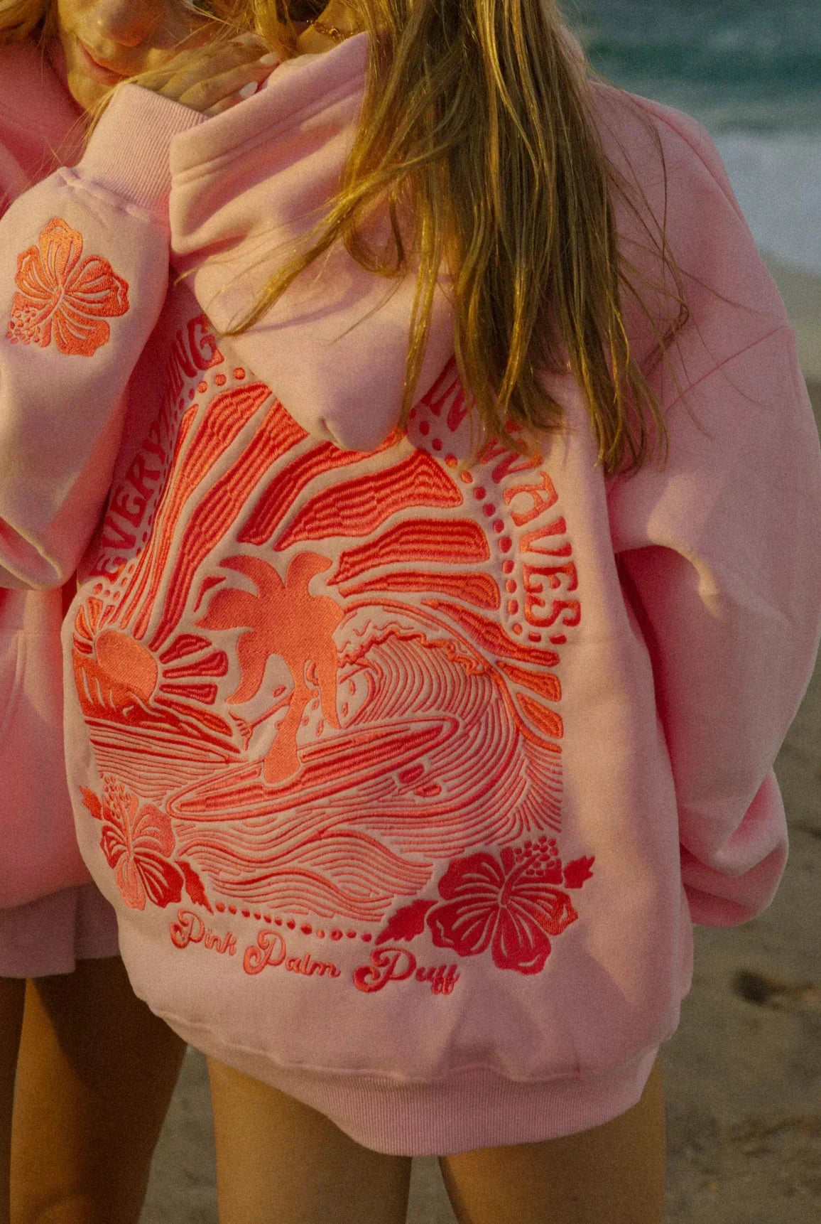 Graphic Hoodie Oversized Jacket - Cotton Blend - Soft Fleece