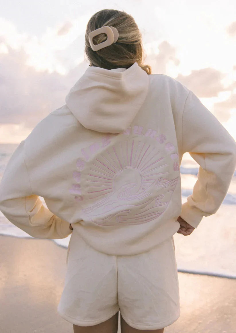 Graphic Hoodie Oversized Jacket - Cotton Blend - Soft Fleece