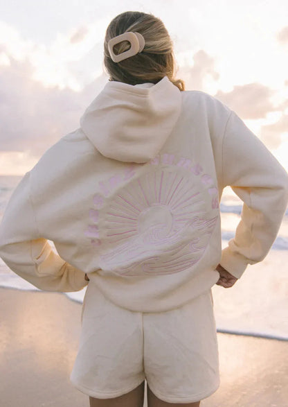Graphic Hoodie Oversized Jacket - Cotton Blend - Soft Fleece