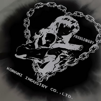 Heart Chain Retro Konami Graphic T Shirt