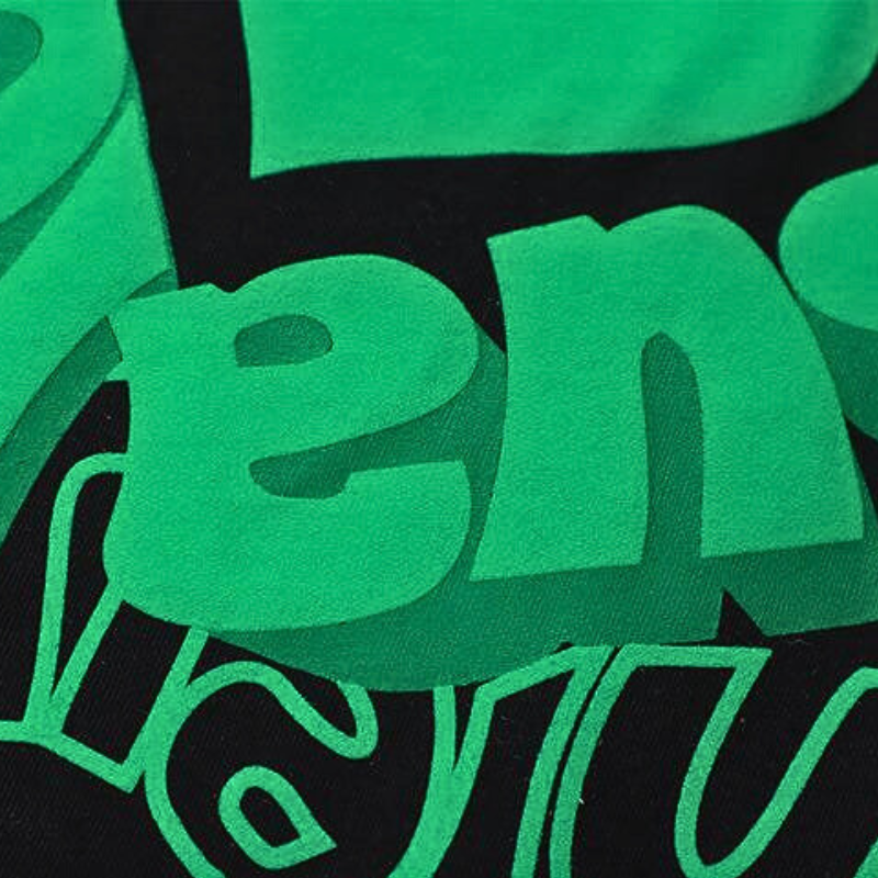 Unsual Original - Green Heart Graphic T Shirt