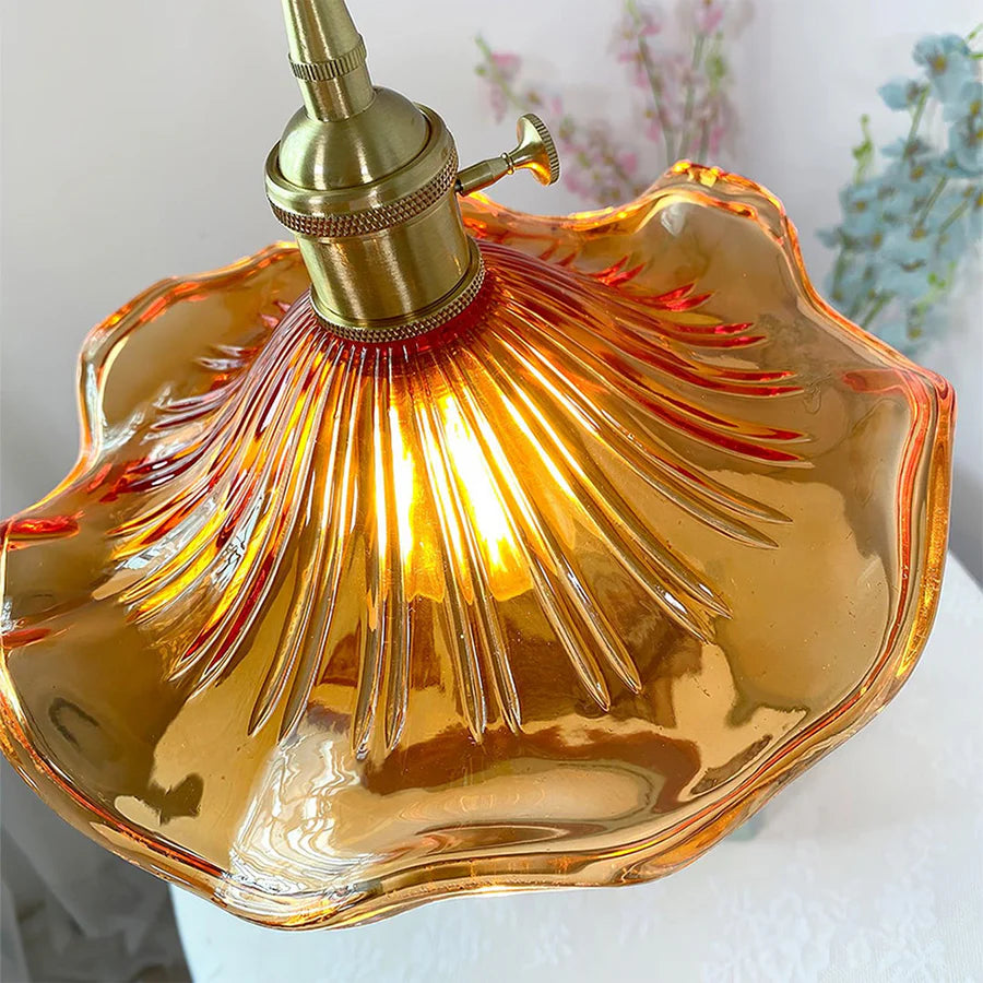Hibiscus Flower Design Hanging Light - Led Pendant