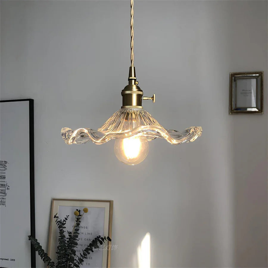 Hibiscus Flower Design Hanging Light - Led Pendant