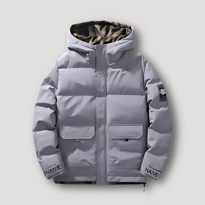 Naive Hooded Puffer Jacket Men