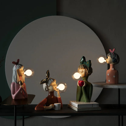 Artisan Sister Design Lady Lamp - Elegance Craftsmanship