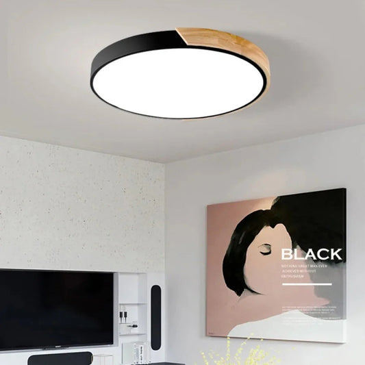 Modern Led Ceiling Light - Minimalist Flat - Flush Mount