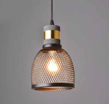 Industry Concrete Pendant Light - Adjustable Wire - Vintage Element