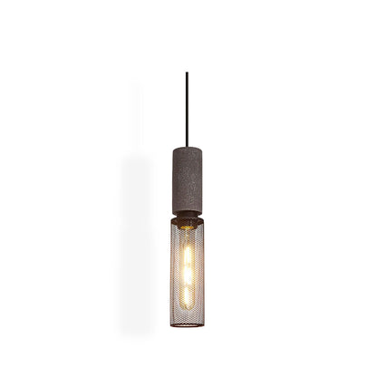 Industry Concrete Pendant Light - Adjustable Wire - Vintage Element