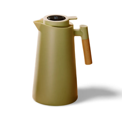 Insulated Thermos Flask - 1 Litre Vacuum Flask - Smart Temperature Display - Non Electric