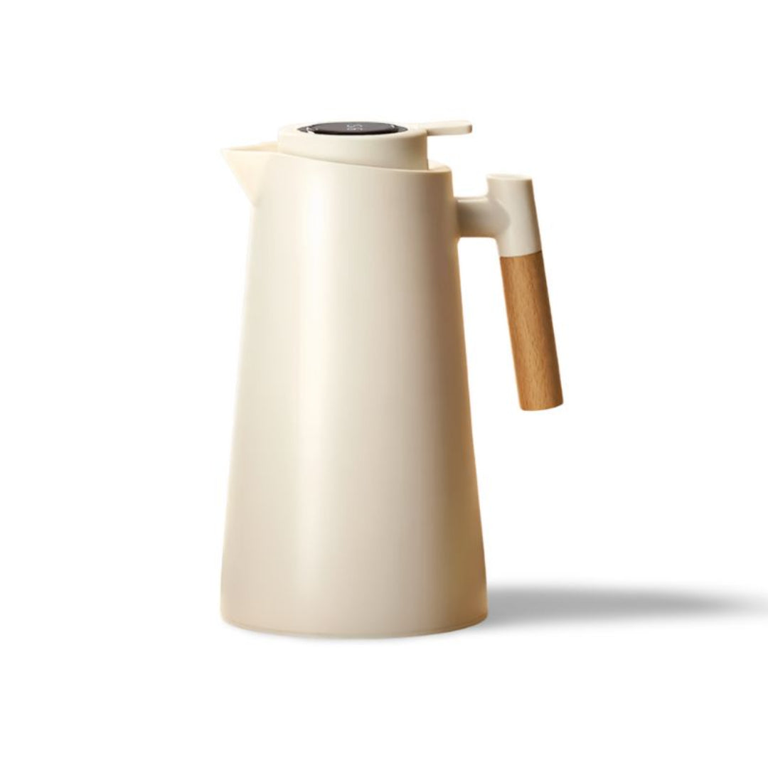 Insulated Thermos Flask - 1 Litre Vacuum Flask - Smart Temperature Display - Non Electric