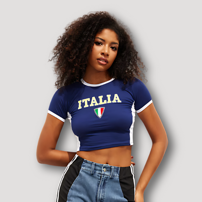 Italia Women Crop Tops