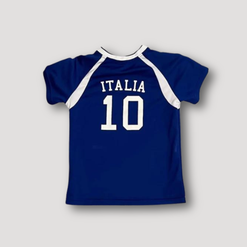 Blue Italia Women Crop tops Jersey Shirt