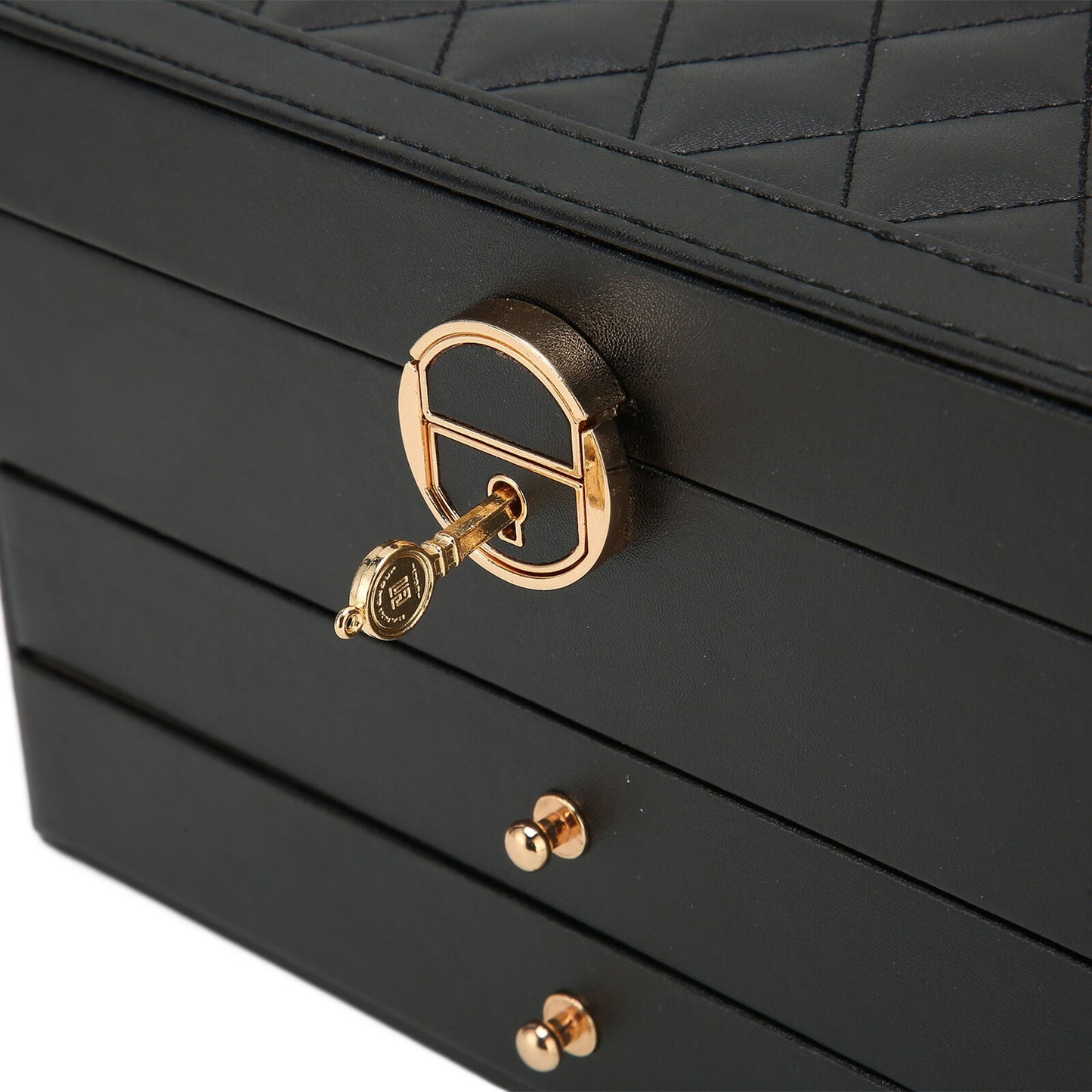 Jewelry Box Organizer - Multilayer - Large Capacity - Durable Leather