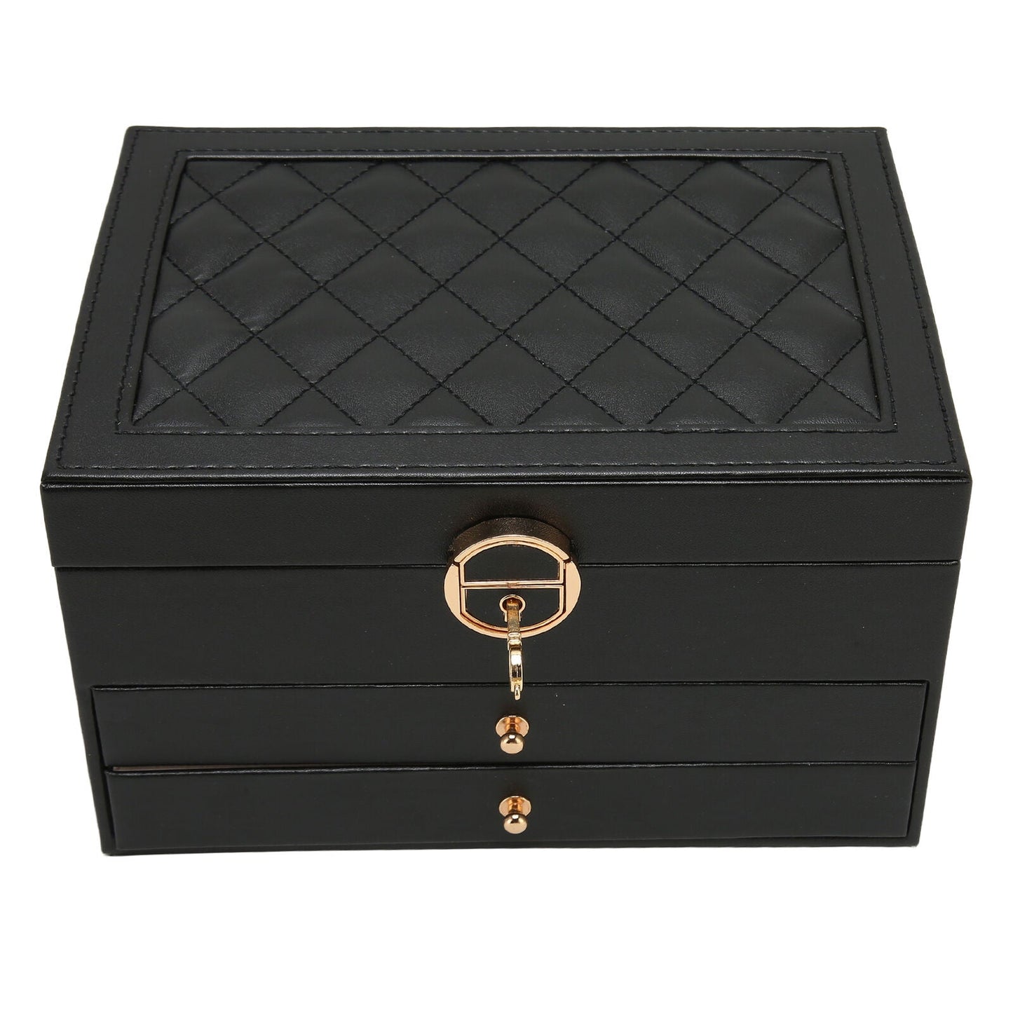 Jewelry Box Organizer - Multilayer - Large Capacity - Durable Leather
