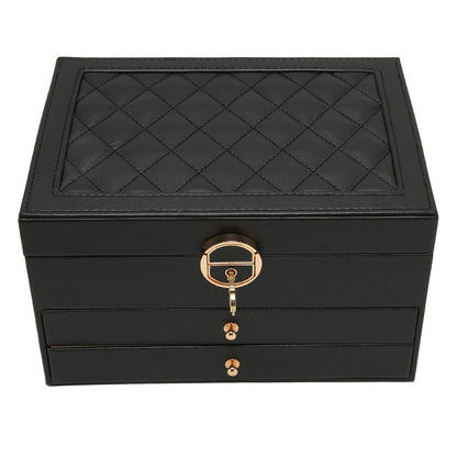 Jewelry Box Organizer - Multilayer - Large Capacity - Durable Leather