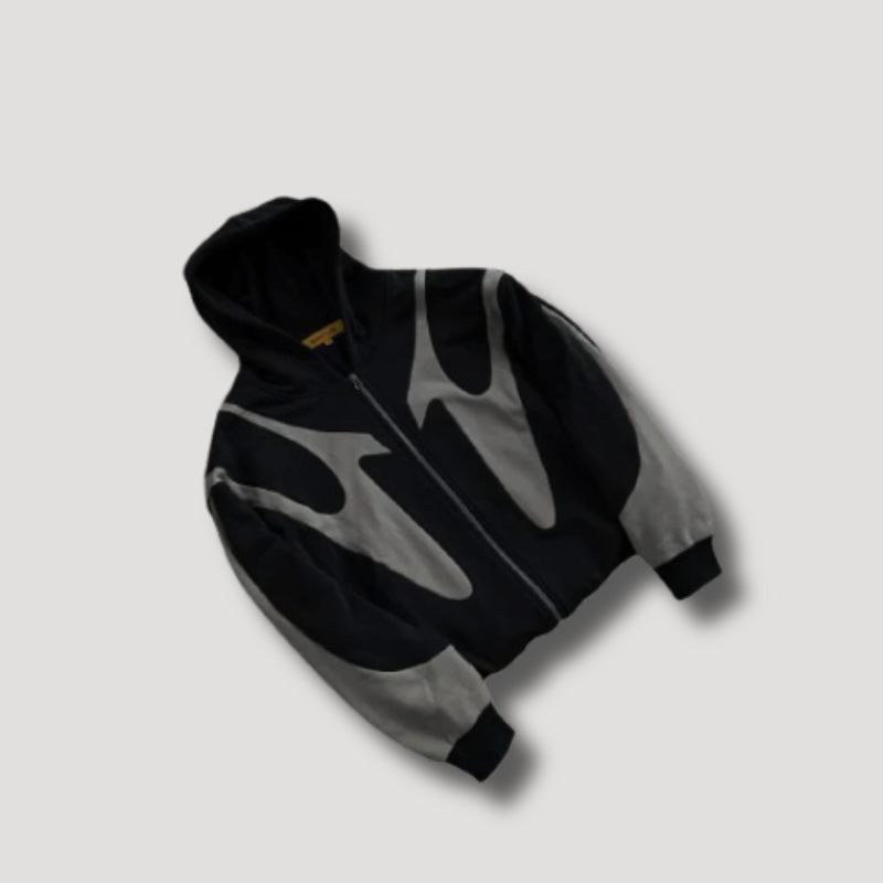 Vintage Varsity Jacket Zip Up Hoodie