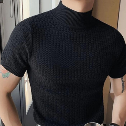 Slim Fit Turtleneck Sweater for Men