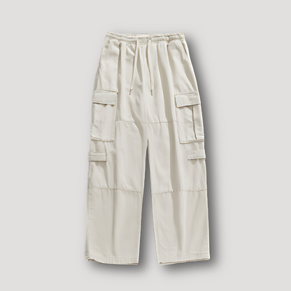 Work Wear Wide Leg Trousers Cargo Pants