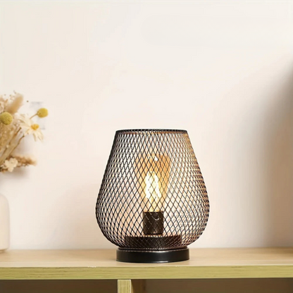 Lantern Style Table Lamp - Wireless - Dimmable Light