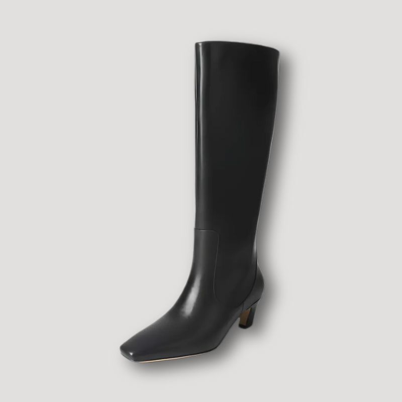 Classic Knee High Leather Boots Womens Australia