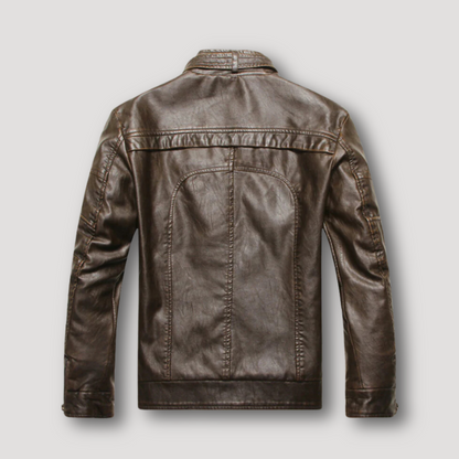 Stylish Motorcycle Jacket Mens Leather