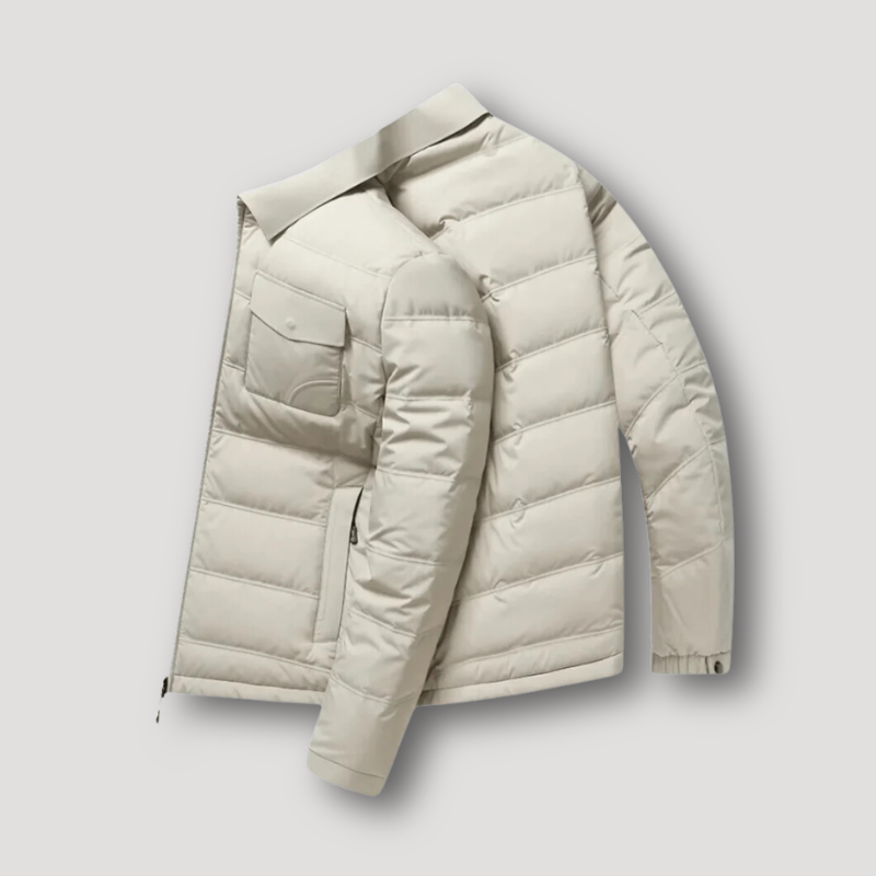 Quilted Padded Warm Coat Zip UP Jacket