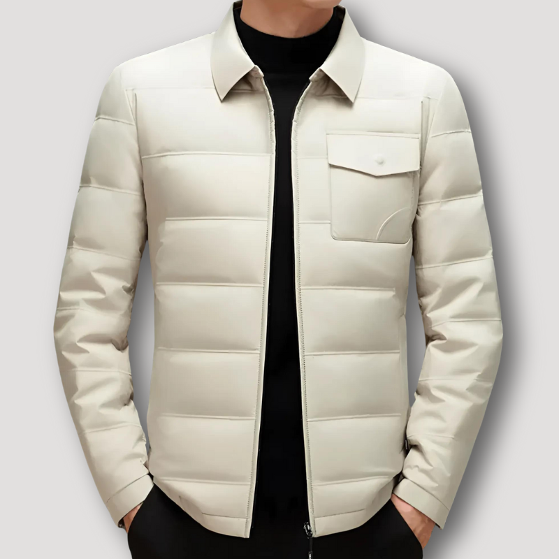 Quilted Padded Warm Coat Zip UP Jacket