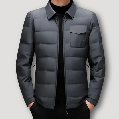 Quilted Padded Warm Coat Zip UP Jacket