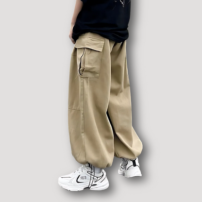 Sloppy Oversized Wide Leg Cargo Pants For Men