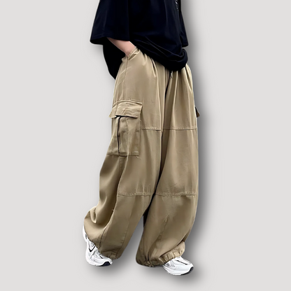 Sloppy Oversized Wide Leg Cargo Pants For Men