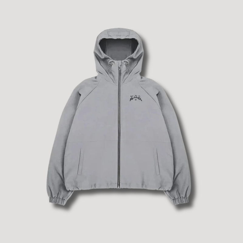 Windbreaker Jacket Zip Up Hoodie