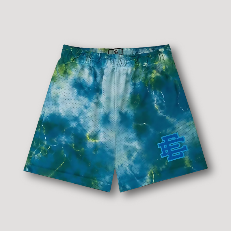 Tie Die Multicolor Fitness Sports Summer Short Pants