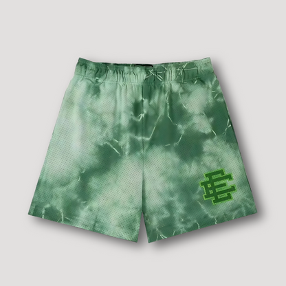 Tie Die Multicolor Fitness Sports Summer Short Pants