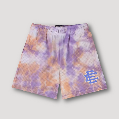 Tie Die Multicolor Fitness Sports Summer Short Pants