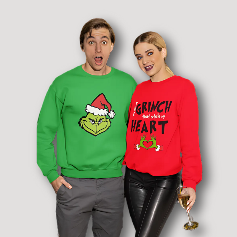 Ugly Christmas Sweater Grinch Couple Jumpers Australia