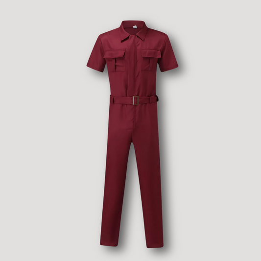 Slim Fit Button Up Overalls for Work