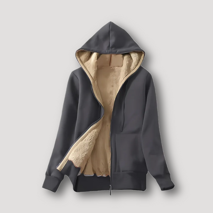 Fleece Lined Hooded Jacket Australia